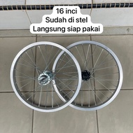 Bmx Alloy Rims 16 Inch Bicycle Rims Wheelset