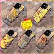 PIKACHU MOTIF CASE IMD BLACK OPPO RENO 4 5 5G 6 4G 7 4G 8 4G 11 5G 11 PRO 5G 11F 12 5G 12 PRO 5G 12F