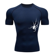 Gym Tshirt Men Women Compression Sport T-Shirts Clothing Bodybuild Compression Spider Man 2099 Stree