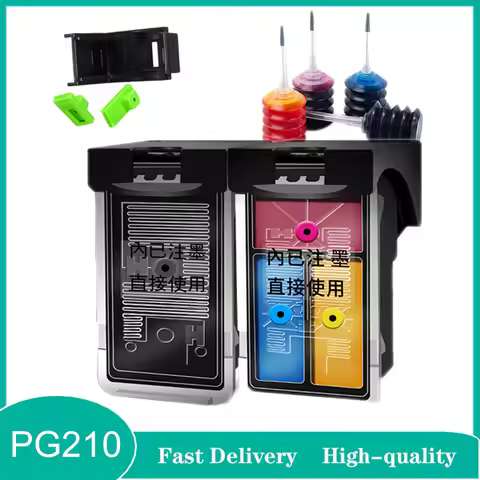Vilaxh PG-210 PG210 CL211 for Canon PG210XL CL211XL Ink Cartrdige For Canon Pixma IP2700 IP2702 MP24