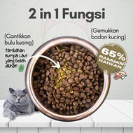 LeaH 8kg Large Pack Hair and Skin Fat (34% Protein) Premium Kibbles Cat Food XUAT