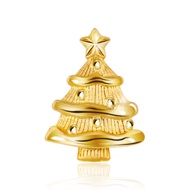 PRIMA ต่างหูทองคำ 99.9% รูป christmas tree (ต้นคริสต์มาส ) รหัสสินค้า NG1E4031-SG (จำหน่ายเป็นชิ้น)