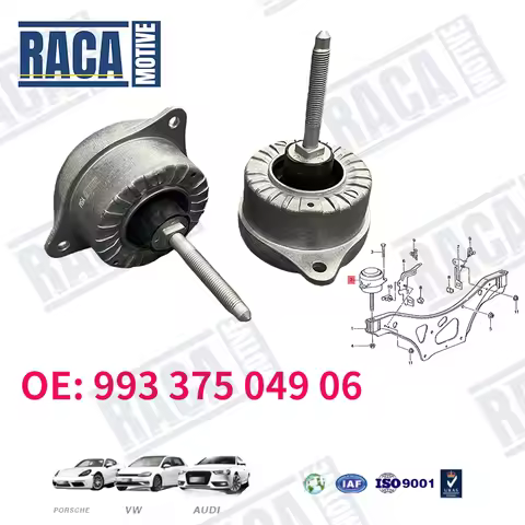 For Porsche 911 996 3.4/3.6 Carrera Engine Motor Mount Mounts 99337504906 993 375 049 06