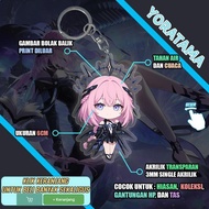 Gantungan Kunci PGR Punishing Gray Raven Lucia Selena, Anime Keychain Lucu - Ishmael