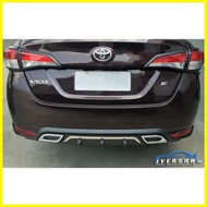 ● ✙ ☌ Rear Bumper Diffuser Black for Toyota Vios 2019 to 2023