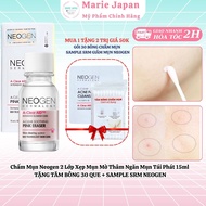 Chấm Mụn Neogen 2 Lớp Xẹp Mụn Mờ Thâm Ngăn Mụn Tái Phát 15ml (TẶNG KÈM BÔNG CHẤM MỤN 30 QUE)