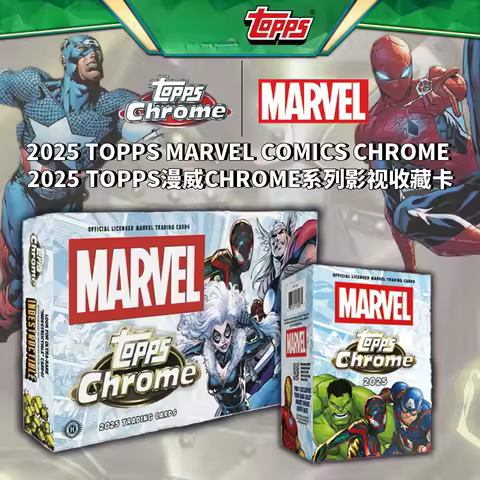 2025 Topps Marvel Chrome Universe Cards! Movie & Comics Art Collector Set with Rare Parallels Stunni