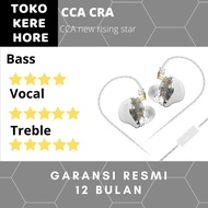 Cca Cra Single Dynamic Driver Hifi Earphone With Mic Upg Edx Pro 100% Original