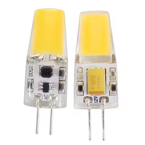 10pcs G4 GY6.35 LED Bulb Natural White 4000k 5W ACDC12V AC110V Mini Cob Spotlight Crystal Chandelier