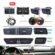Ruili136 1Pcs for VW Passat CC B6 B7 R36 Car LHD Chrome Piano Paint Dashboard AC Air Condition Outle