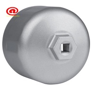 Aluminum  Style Oil Filter Wrench Filter Housing Cap 86mm for   (Silver)
