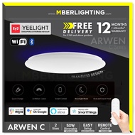 Yeelight Arwen C/D (450C/500D/600D, Frameless) Ceiling Light 50W+Ambient Backlight, Wi-Fi Control, I