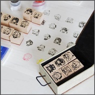 Nana Genshin Impact Seal Stamp Hand Account Anime Xiao Venti Hutao Cute Stamps Stationery Collection Gift