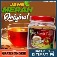 (COD) Jahe Merah Original Cap Cangkir Mas Toples 330 gram – sari jahe murni - Natural Herbal Alami -