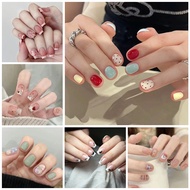 R841-R860 Full Cover Fake Nails Nail Art Tips False Nails 24 Pcs/box