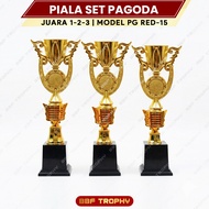 PG RED-15 Pagoda Set Cup 1st-2nd-3rd Place
