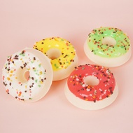 PU Simulation Chocolate Donut Model Cake Shop Decoration Simulation Dessert Candy Donut Christmas Tr