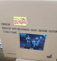 全新未開 mms203 mms204 robocop mechanical chair & ed-209 鐵甲威龍
