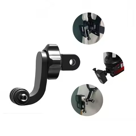 Universal 360° Vertical Bracket Adapter For GoPro 11/10/9/8 SJCAM Motorcycle Helmet Chin Mount Holde