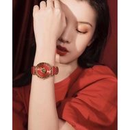 Red VERSACE-VERSACE-VERSACE This Palazzo Empire Greek Paperback Wrist Dial Central Decoration Have a