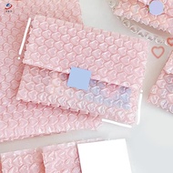 [hro] 5pcs Pink And Rose Love Bubble Bag Gift Protection Bag Envelope Mail Bag Bubble Bag [MY]