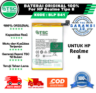 BATERAI TSC XP SERIES ORIGINAL 100% For HP REALME 8 KODE BLP841