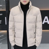 KY-D Foreign Trade Solid Color down Jacket Men2023Winter New Short down Coat White Duck down Warm Men's Jacket Jacket BJ