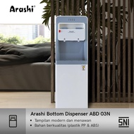 ARASHI 2-IN-1 Bottom Gallon Water Dispenser Normal Hot Low Watt ABD-03N / ABD 03 N White