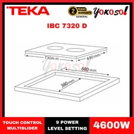 TEKA IBC 7320 D Induction Hob with Touch Control MultiSlider / IBC7320D / IBC 7320D