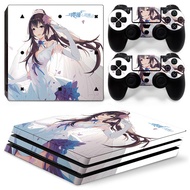 Sony ps4 pro film ps4 pro sticker ps4 pro body stickers PS4 PRO beautiful girl stickers customized.