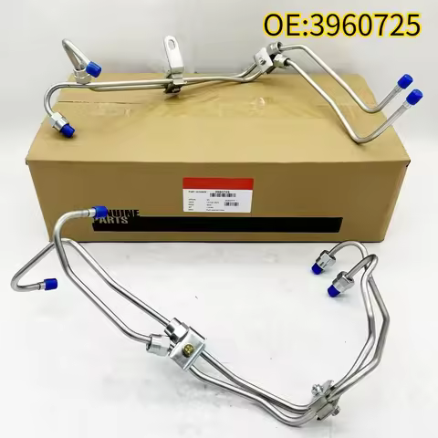 For 3960725 Brandstofinjector Lijnen met Lijnklemmen voor Cummins 3.9L 4BT Motor 12mm VE Pomp Diesel