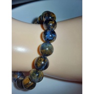 #B247 (3) 100% Natural High Quality Pietersite Bracelet (Strong Lighning Pietersite) 12mm