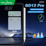 GOOJODOQ GD13pro ปากกาสไตลัสไร้สาย พร้อมปุ่มย้อนกลับ สําหรับ for iPad Mini6 8.3 Air4 Air5 10.9 2019 