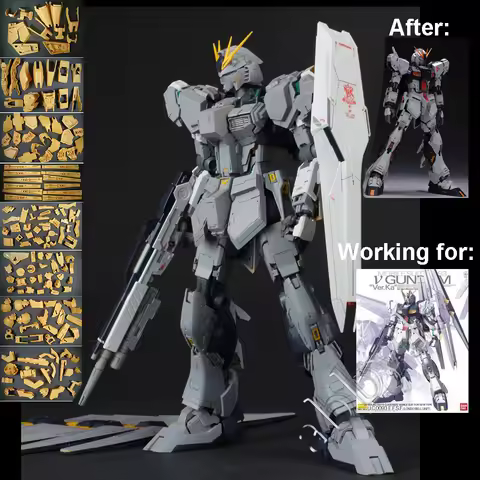 for MG 1/100 RX-93 Nu Ver. Ka UC Century RECAST Infinite Dimension Resin Detail Dress up Conversion 