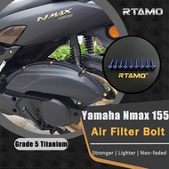 RTAMO | Gr5 Titanium Air Filter box Bolts Set Fit Yamaha Nmax155