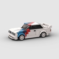 MOC Building Blocks, BMW E30 M3 Race Car Model,Toys for Children Sport Car Toys Gift