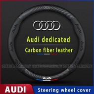 Audi steering wheel cover AUDI card dream 3D leather steering wheel cover A1 A3 A4 A5 a6 A8 Q5 Q7 handle cover anti-slip