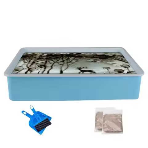 Sand Art Kits For Kids Sand Art Table Light Board For Kids Sand Art Tabletop Lightbox Kinetic Art Fo