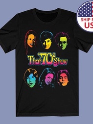 Men'S Sizes S to 3XL Available for The Cast of That '70S Show TV Series in Black