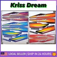 Modenas KRISS 110 1 DREAM Body Sticker Stiker Strike Stripe 1 2 FL 1FL 2FL Kriss110 Kriss100 110 100