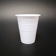 7 OZ PLASTIC CUP WHITE GLASS FOR EVENTS