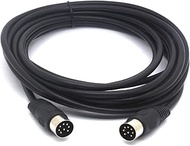 Long 8 PIN DIN Cable Male to Male MIDI Extension Cord for Bang and Olufsen B&O PowerLink mk 2 BeoLab