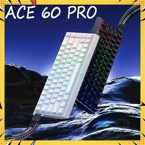 MCHOSE ACE60 Pro Magnetic Switch Keyboard 8K Return 0.01mm RT Accuracy 128K Rate Customed PC Gaming 