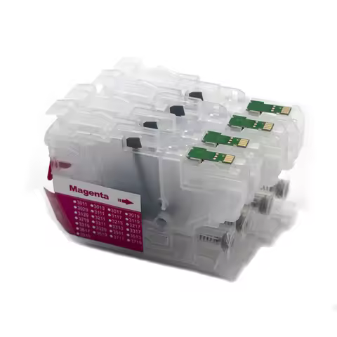 LC402 LC402xl Refillable Ink Cartridge With Disposable Chip For Brother MFC-J5340DW / J6740DW / J654