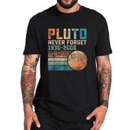 Top Tee For Men Fashion Hipster Pluto Neverget Astrological Lover Dwarf Planet 100% Cotton Gildan Th