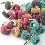 Mini Drill Abrasive Brush Nylon Buffing Polishing Wheel Scouring Pad Brush Nylon Abrasive Brush Fibe