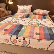 3/4/5/6ft/7ft Milk Velvet Bed Sheet + Pillowcase All-Inclusive Corner Scratch-Resistant