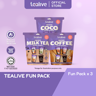 [Combo] Tealive 3 Fun Pack Free 1 Strawcap
