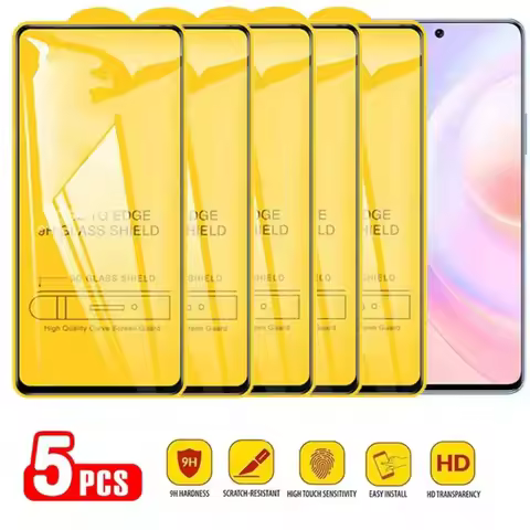 9D Tempered For Huawei Honor 20 Pro 50SE 10 9 Lite 20I 20S 10I X8 X7 8X 8A 9A 9X X9 9C Clear Screen 