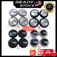 Original 100% { Advan Racing } 57/58MM Car Wheel Centre Sport Rim CapZE40 TE37 RE30 CE28 Rays Rim Se